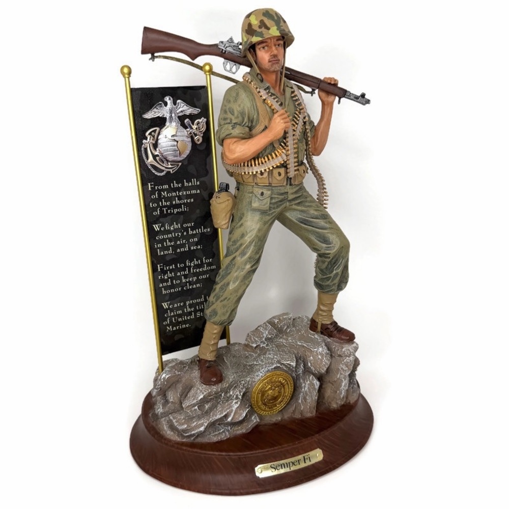 2011 Bradford Exchange Marine Corps Pride Statue